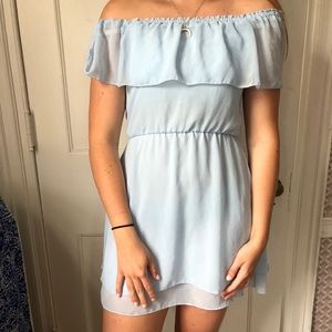 Off the shoulder dress